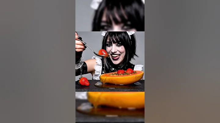 What's INSIDE This MAGIC PAPAYA FRUIT? 🤔 | #ai #asmr