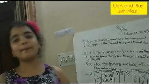 Maths class 5 exercise 1.4 large numbers, CBSE mathematics class 5, maths tutorial by Vaishnavi