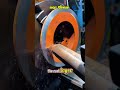 Total Restoration of a Rusty Brake Disc Using a Lathe Machine#shorts #mechanic #machine #working
