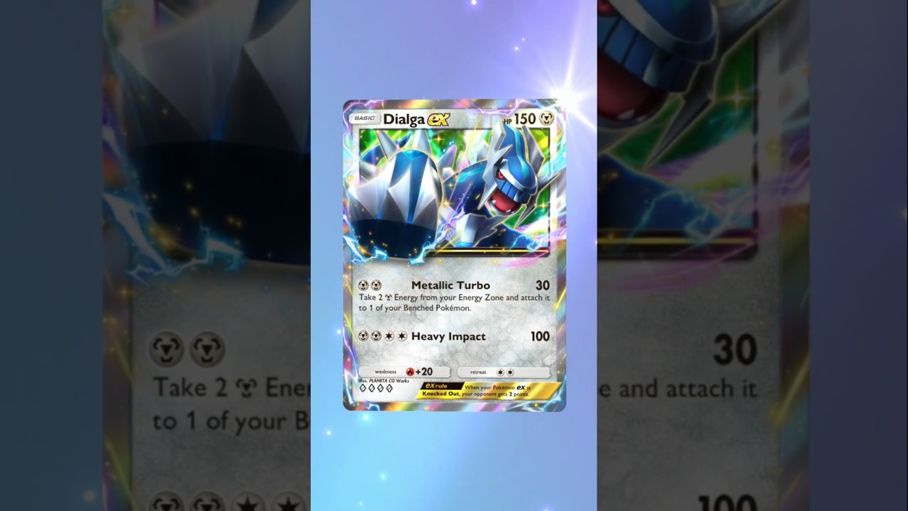 Pokémon TCG Pocket Dialga EX 🔥 Rare Card Unboxing