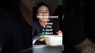 How God Created Me Words On Screen