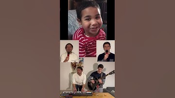 Thumbnail of Cutest duet EVER 🥰 #shorts | His voice is so soft and pure!