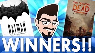 WINNERS! - Batman: The Telltale Series & The Walking Dead: A New Frontier