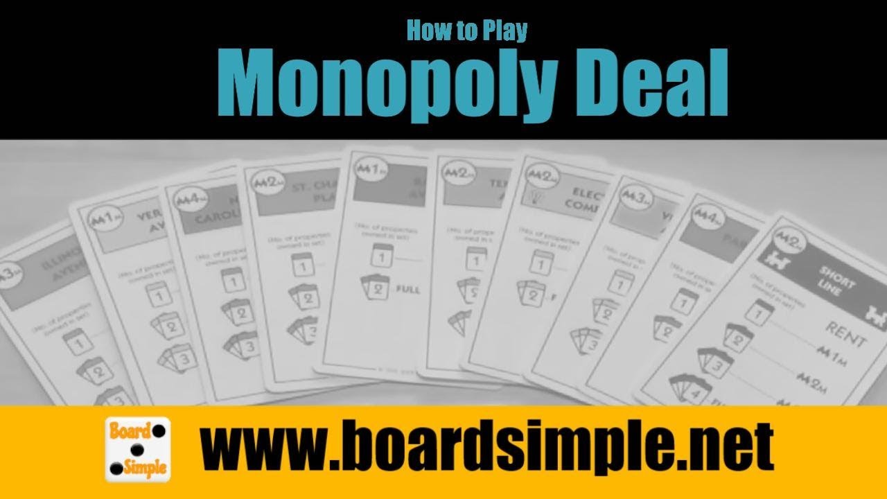 Monopoly Deal Card Game Rules Benchjza Monopoly Deal Card Game Rules Benchjza