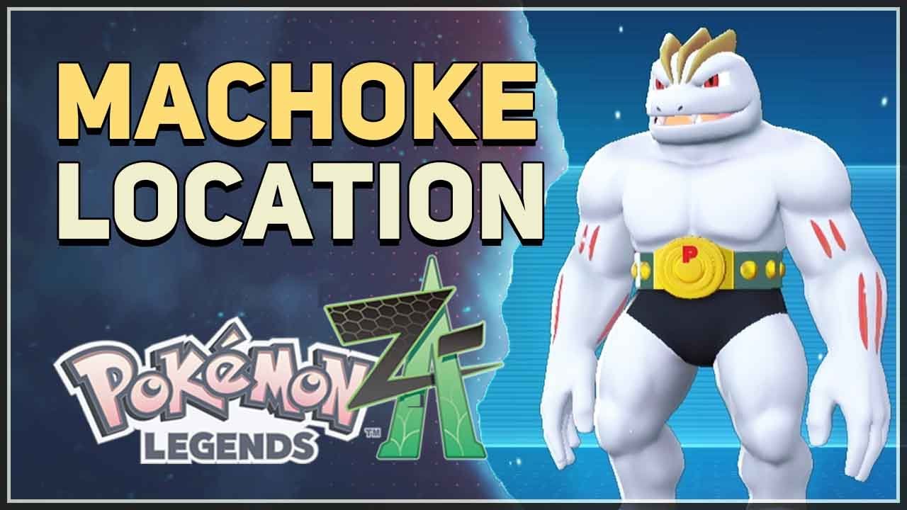 Machoke Location Pokemon Legends Z-A (Pokedex 126) - YouTube
