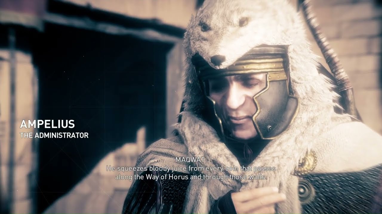 Assassin's Creed Origin The Hidden Ones DLC   Assassinate Ampelius