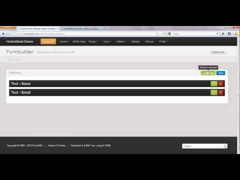 Pyroforms Demo Screencast