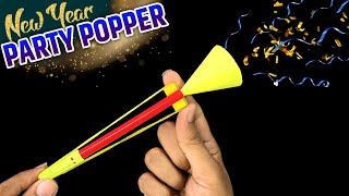 How to make a Rubberband Party Popper| Amazing Party Popper Making at home| New year special diy