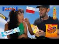British Couple Trying Polish Snacks | Taste Test!