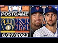 Mets vs Brewers Postgame Show (Recap, Reactions, Highlights/6-27-2023)