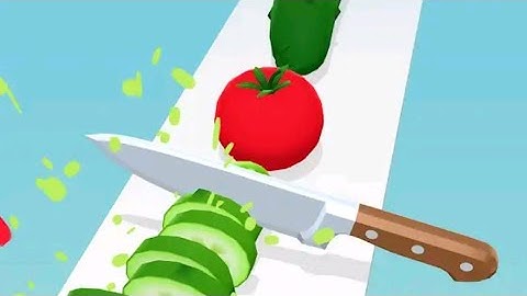 Perfect Slices MAX LEVEL 🌈🌆 Gameplay All Levels Walkthrough iOS, Android New Game