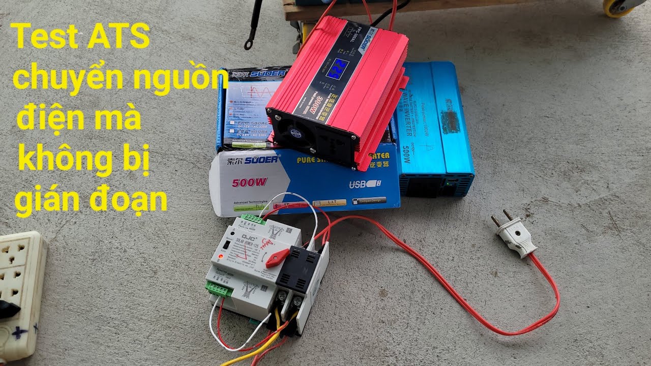 Test ATS - Thiết Bị Chuyển Nguồn Điện Năng Lượng Không Bị Gián Đoạn ...