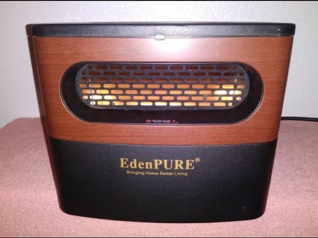 New EdenPURE A5095 Infrared Heater Black Review - YouTube