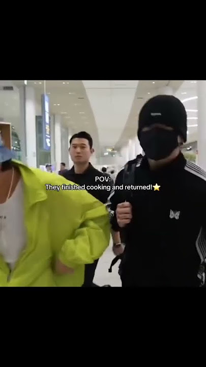 All BTS Members have safely arrived back in Korea from US ✨
