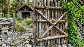 Stop Buying Expensive Fences! 25 Genius Rustic Privacy Screens With Driftwood & Twine