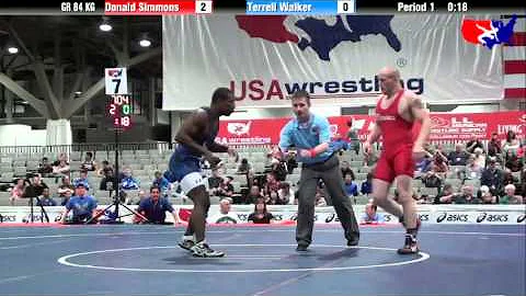 Donald Simmons vs. Terrell Walker at 2013 Las Vega...
