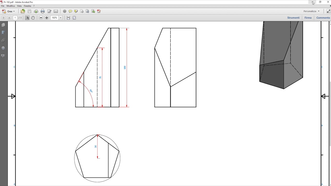 Un Solido Sezionato Con Autocad 2020 Autocad Italia