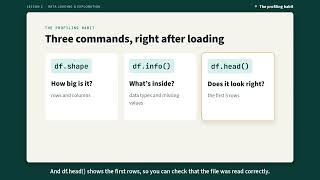 Lesson 2: Loading Data in Pandas — read_csv, shape, info & head | Data Analytics with Python
