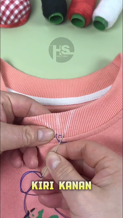 Cara unik mengatasi kerah baju yang kebesaran #diy #tipspraktis #tutorial #lifehacks