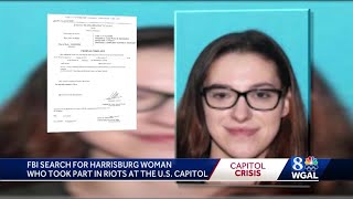 FBI seeks Harrisburg woman accused of taking part in US Capitol riot