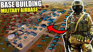 I built a Modern Army MILITARY AIRBASE Defense in this BASE BUILDING Simulator for Broken Arrow! screenshot 1