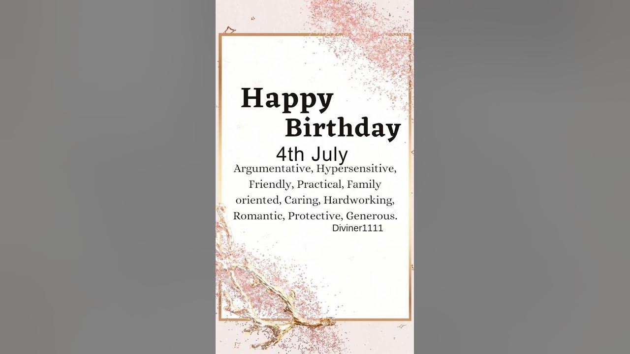 happy birthday on 4 july images