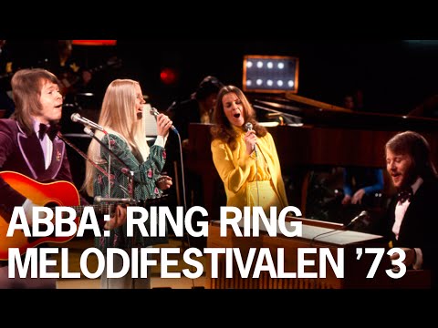 ABBA: Ring Ring - Live at Melodifestivalen 1973 #Eurovision #Rare #Unreleased