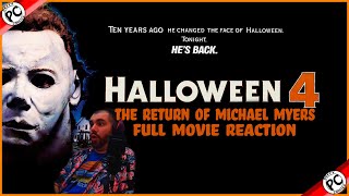 First Time Watching Halloween 4 Full Movie Reaction!!