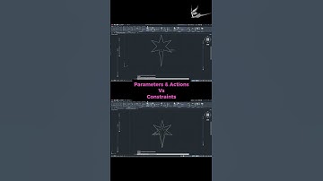 Constraints Vs Parameters & Actions ~ AutoCAD  #dynamicblocks -  #autocadcourse #autocadblocks