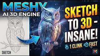 Meshy AI Turn Any 2D Image Into 3D Models in 60 Seconds! Meshy AI Tool review