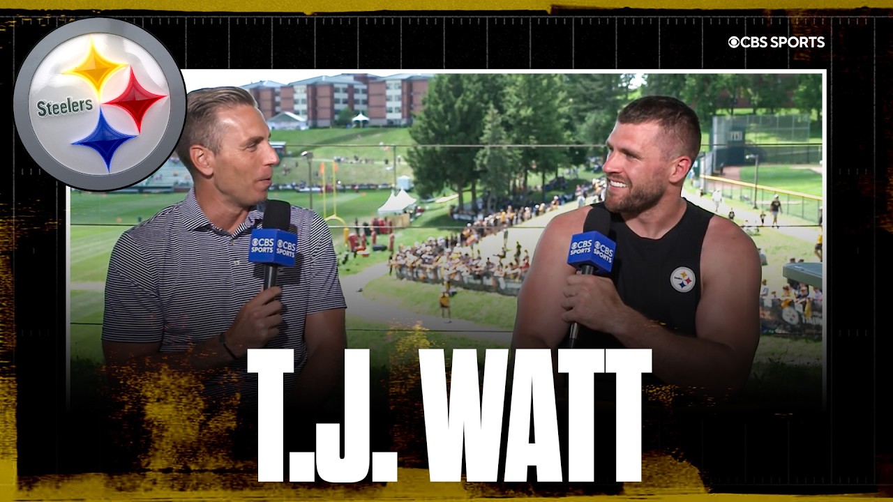 T.J. Watt discusses Year 10, Mike McCarthy & getting the Steelers defense back on track