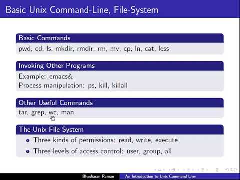 Introduction to Unix - YouTube