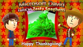 Microsoft David Fails At Zesty Spaghetti Thanksgiving 2020