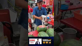 Esse sabe ganhar dinheiro! Suco de melancia sem adição de água!