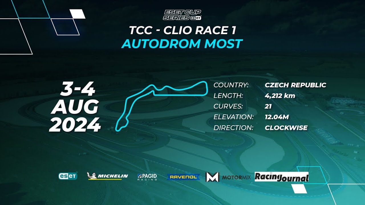 ESETCup 2024 - Most - TCC - CLIO CUP - Race 1