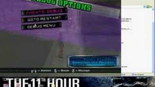 THAW cheat/debug menu