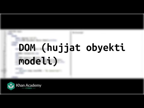 DOM (hujjat obyekti modeli) | HTML/JS: veb sahifalarni interaktiv qilish | Dasturlash