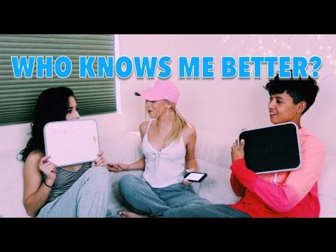 WHO KNOWS ME BETTER? BEST FRIEND OR BOYFRIEND CHALLENGE - WHO KNOWS ME BETTER? BEST FRIEND OR BOYFRIEND CHALLENGE
