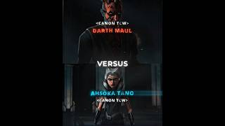 Darth Maul vs Ahsoka Tano