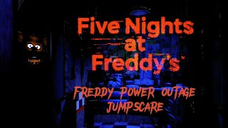 Freddy Power Outage Jumpscare 🐻🔦