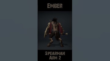 Ember Spearman Arm2 360 #character #rogerkint #3d #animation #gaming #unity #unreal #ember