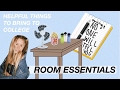 DORM ROOM ESSENTIALS (this is actually helpful)