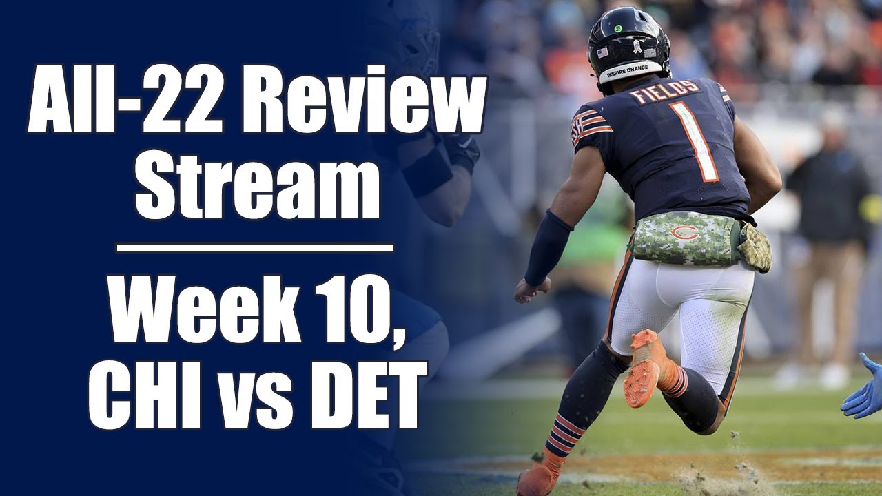 Breaking Down the Chicago Bears -- Week 10, Detroit Lions - YouTube