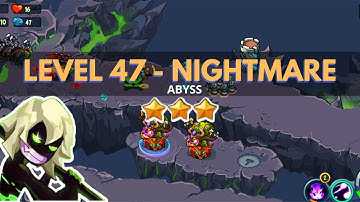 King of Defense: Level 47 NIGHTMARE / ABYSS / with basic heroes