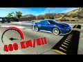 Superrychl auto vs probodnut pneu beamng experimenty