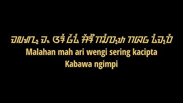 Lirik Lagu Aksara Sunda||PAANGGANG (Darso) - Cover By FRISKA