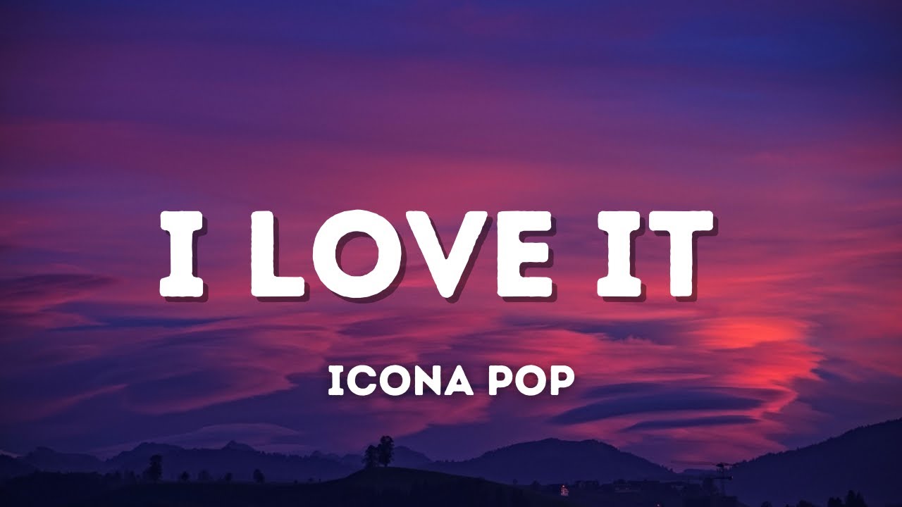 I love it icona текст