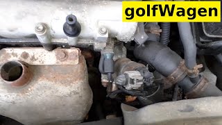 VW Golf 4 oil pressure switch replacement 