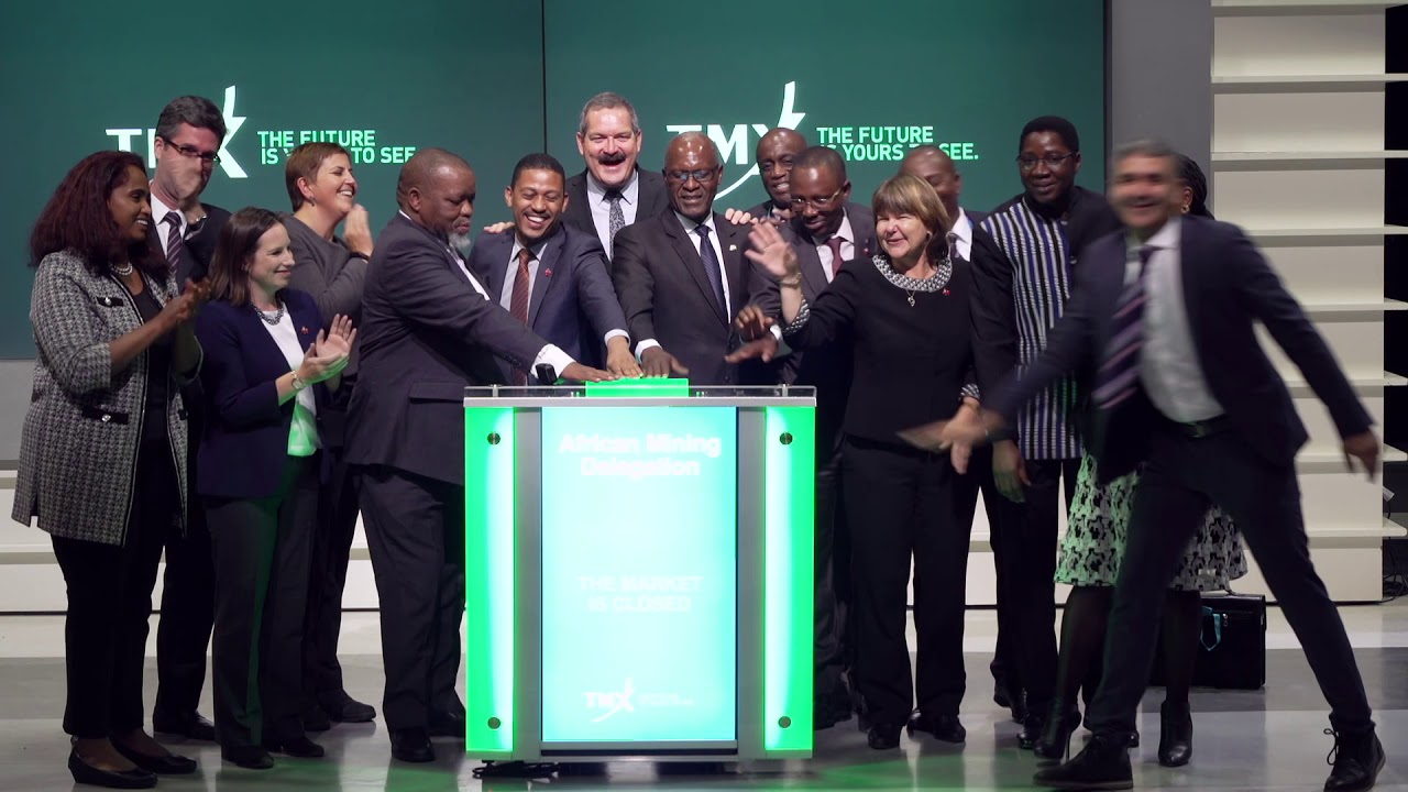 African Mining Delegation Closes Toronto Stock Exchange, March 3, 2020