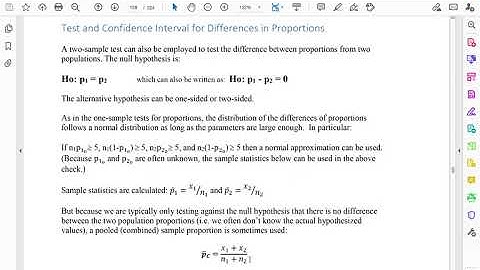 Two-Sample Test of Proportions using Excel